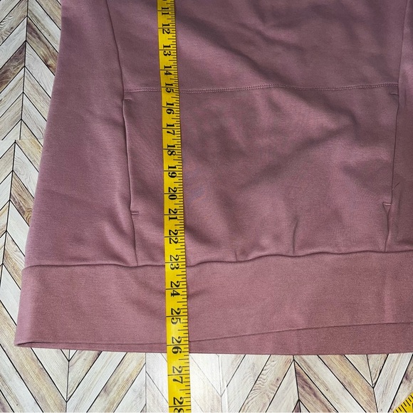 FABLETICS Zaylee Funnel Neck Tunic Sweatshirt Dusty Pink Medium Cozy Soft Casual - Picture 7 of 9